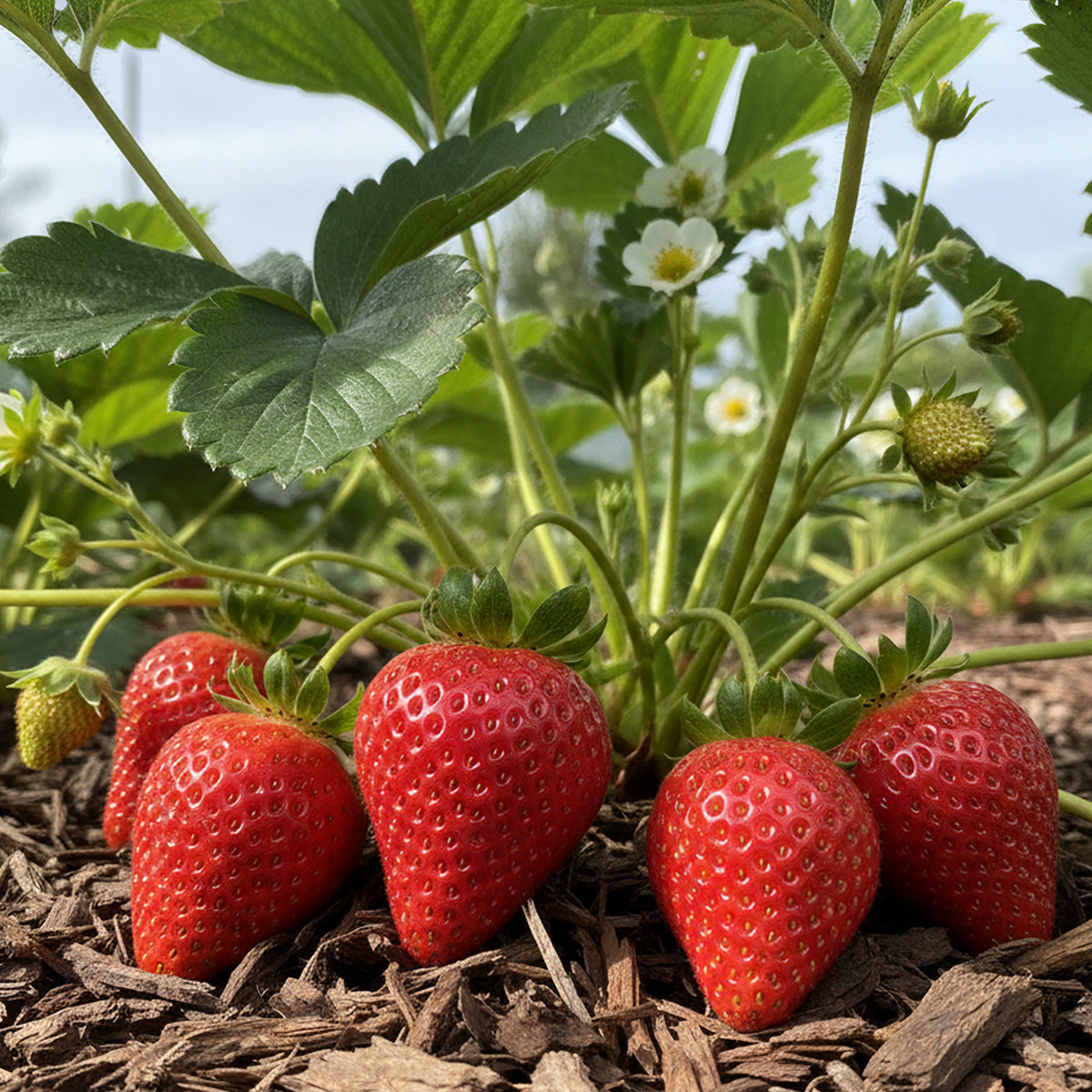 Strawberry 'Allstar' berry plants for sale