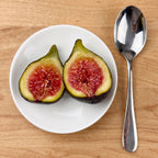 Hartford Hardy Fig cut open with a red fleshy interior