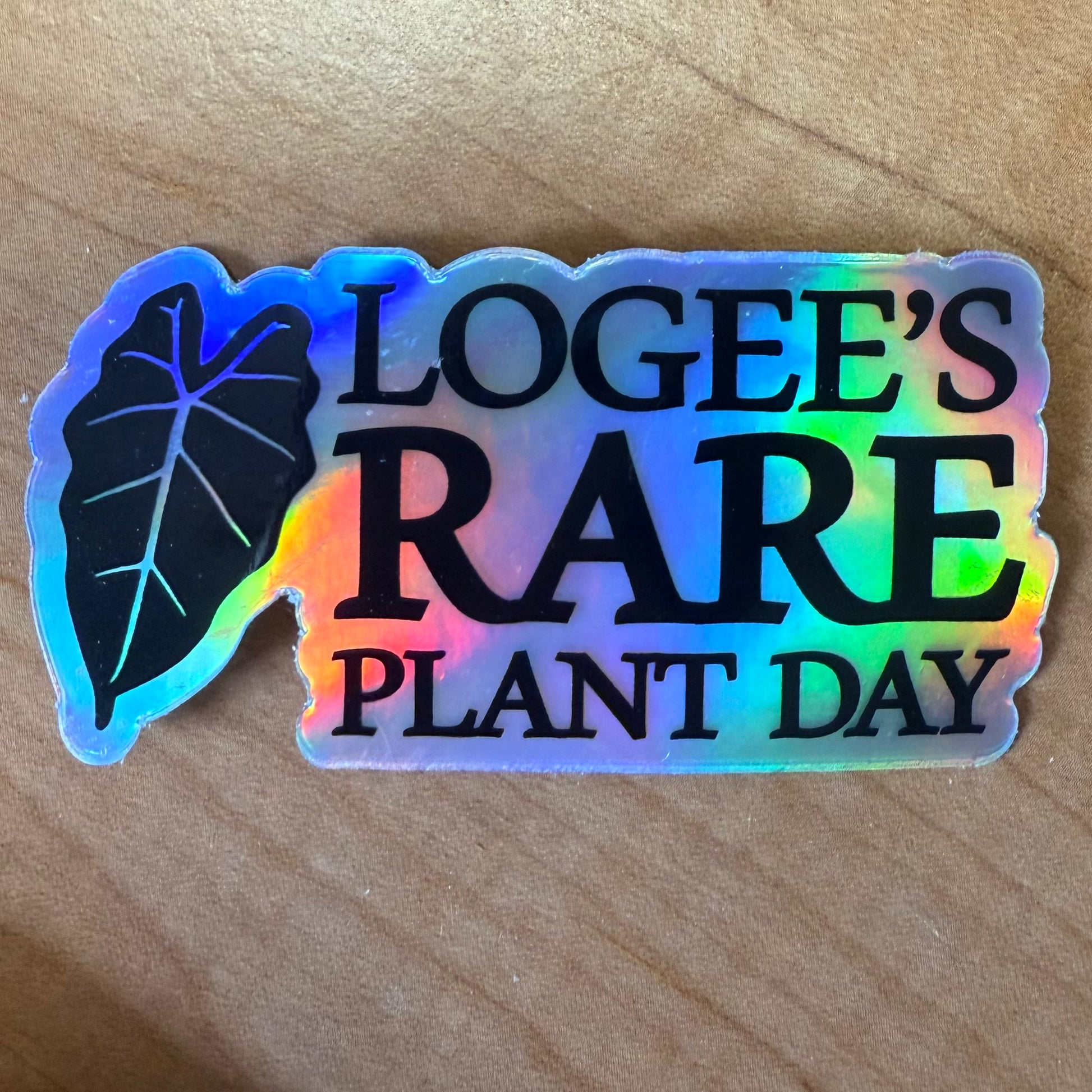 Logee's Rare Plant Day" Sticker 3" x 1.5