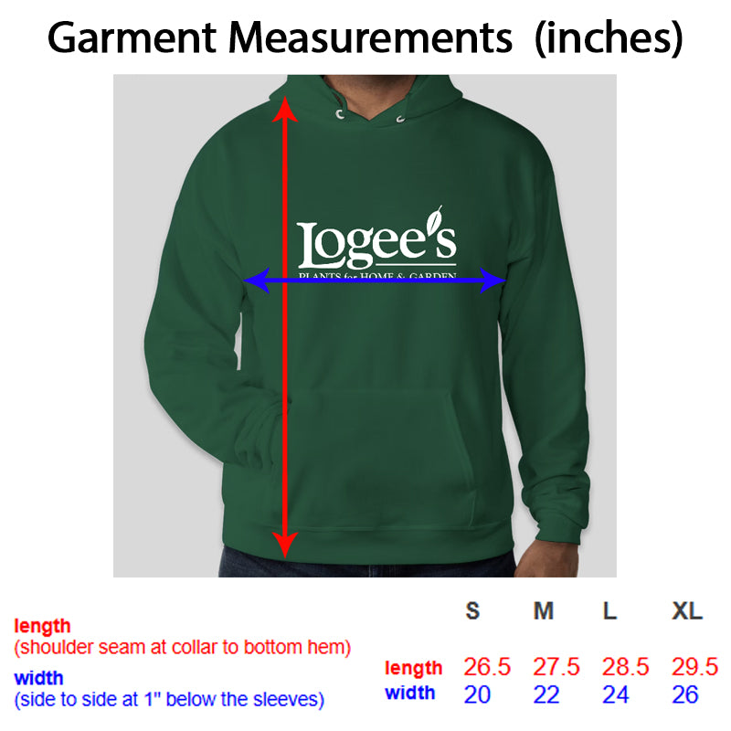 Logee's Hoodie - Green with Logo