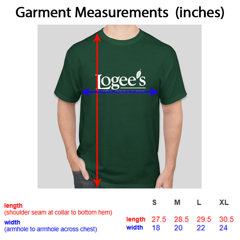 Logee's T-Shirt - Green with Logo
