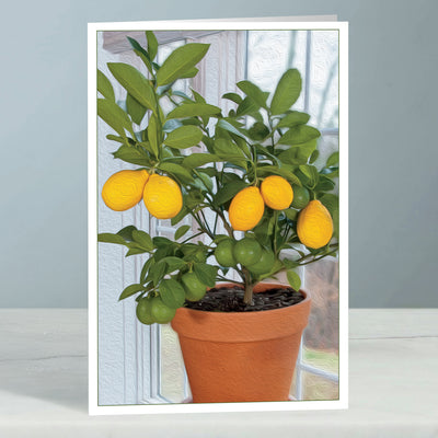Handwritten Greeting Card with your order - Meyer Lemon
