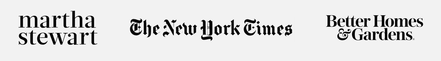 Martha Stewart, The New York Times, Better Homes & Gardens