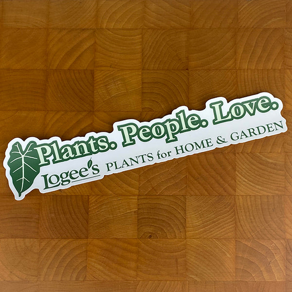 Logee's Bumper Sticker - Plants. People. Love.